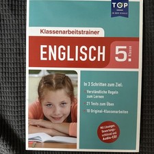 Übungsbuch Klassenarbeitstrainer, Englisch, 5. Klasse