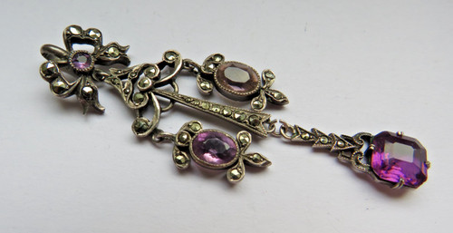 Jugendstil silber anhänger - ,