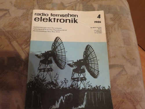 Ddr radio fernsehen elektronik - fernsehen,