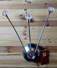 Wandlampe Chrom Galvan. 3flg