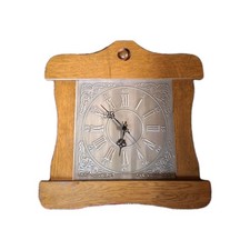 Wanduhr antik massivholz mit - wanduhr,