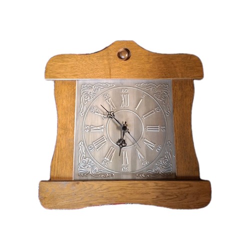 Wanduhr antik massivholz mit - massivholz,