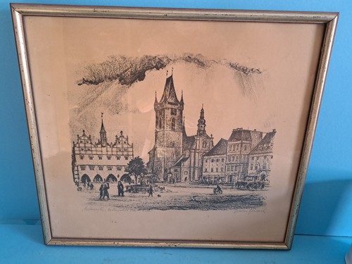 Original radierung leitmaritz - original,