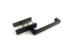 GU Hebeschiebetür Griff Handhebel Braun mit Griffmuschel