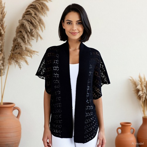 Vintage boho strickjacke - boho,
