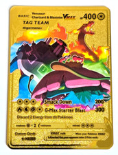 Pokemon Metall Karte Charizard