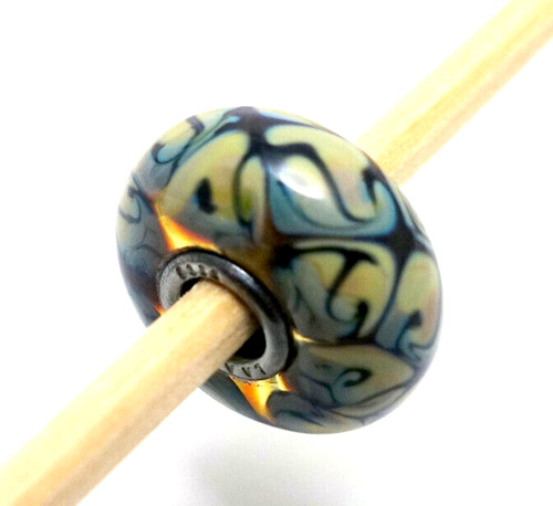 Trollbeads wild cat glasbead - wild,