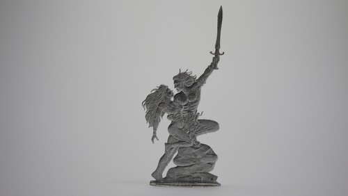 Zinnflachfigur