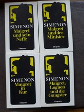 4 TBs Georges Simenon: Maigret und sein Neffe, M. und der Minister, M. in Kur...