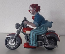 Gilde Clown, Easy Rider, Clown auf Motorrad, groß, wie neu!!!