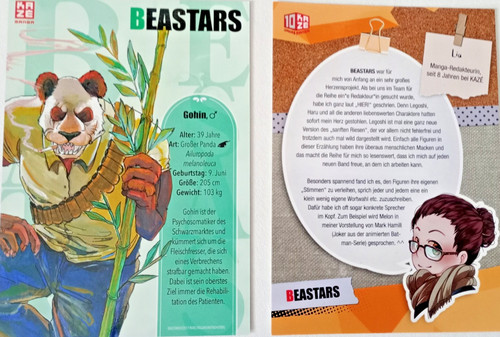 Beastars manga karten gohin - manga,