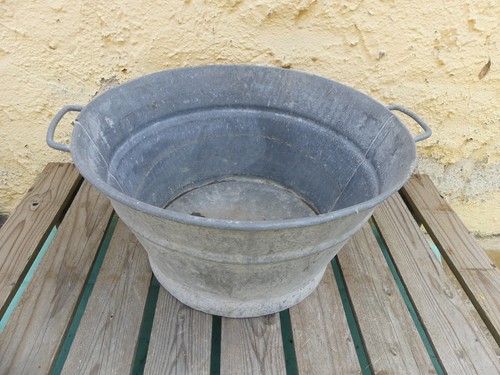 Vintage zinkwanne frankreich - vintage,