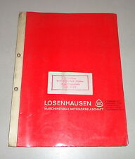 Betriebsanleitung / Teilekatalog Losenhausen Vibromax Rüttler AV 6000