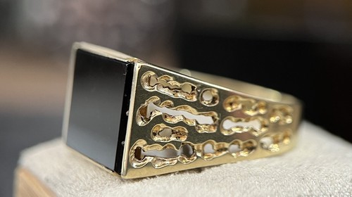 585 gold siegelring mit - siegelring,