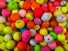100 Lakeballs/Golfbälle Mix bunt (Qualität AAAA) - SONDERPREIS