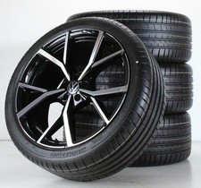 VW Touareg R Sommerräder 22 Zoll Felgen Estoril schwarz gl Alufelgen 760601025AE