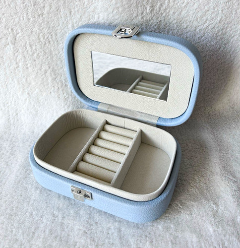 Schmucketui schmuckbox blau - schmuckbox,