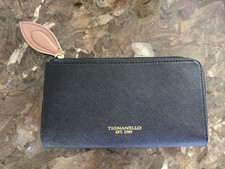 Tignanello Ledergeldbörse Schwarz Unbenutzt