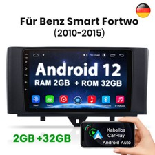 Für Mercedes Benz Smart 451 2010-2015 Android12 Autoradio Carplay GPS Navi 2+32G