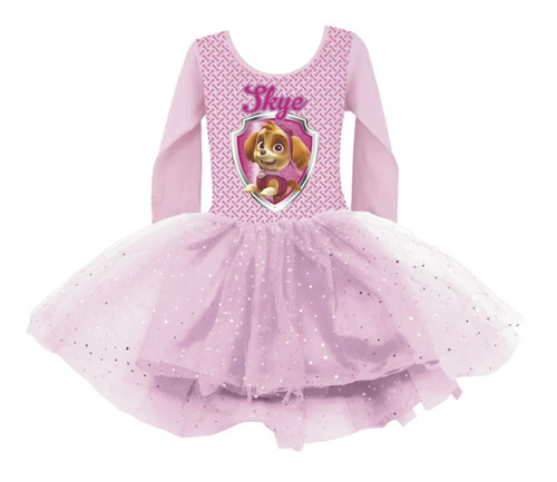 Paw patrol tüll kleid rosa - paw,