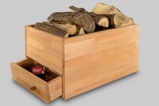 Brennholzkiste, Holzkiste für