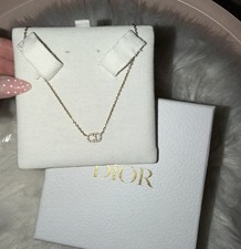 Neuwertige DIOR Clair D Lune Halskette Gold
