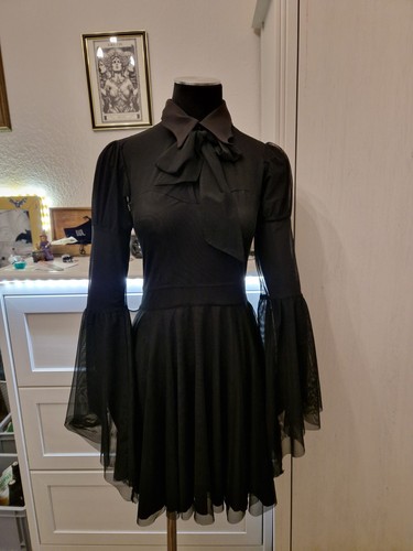 Bound blood chiffon dress - by,