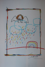 Wilhelm Schlote - Raindrops- Giclee 39 x 31cm Top Zustand  - handsigniert - 2015