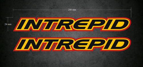 Intrepid aufkleber - -,