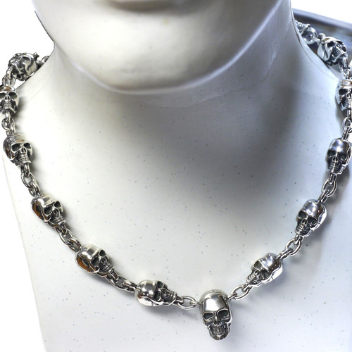 Skull edelstahlkette 316l - edelstahlkette,