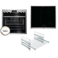 AEG Einbauherdset DE-RB-01 Herd ECS455020B mit Kochfeld IEE64070XB - Aussteller