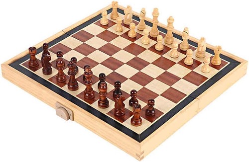 Großes schach holz set - holz,