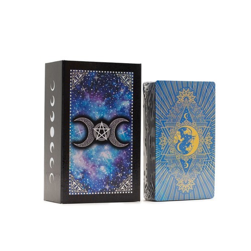Tarotkarten set moon face - moon,