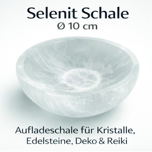 Selenit schale rund - 10,