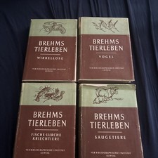 Brehms Tierleben 1952 4 Stück