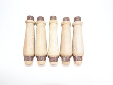 Feilenheft Griff 5 Stück Holzheft Feilengriff 110 mm DDR Heft Griff