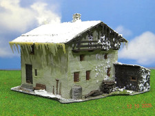 KIBRI H0 B-8018 BERGHAUS SILS Berghütte verschneit  | B203a