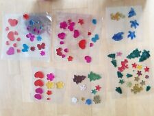 Fenstersticker, Gel Sticker - Weihnachtsmotive + Herzen + Fische