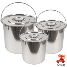 6L /12L /20L Edelstahl Eimer