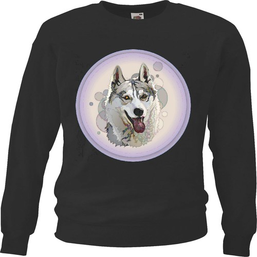 Sweatshirt husky hund - sweatshirt,