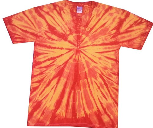 Tie dye shirt sunburst - tie,