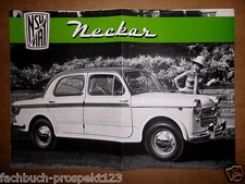 NSU FIAT NECKAR  PROSPEKT 1953
