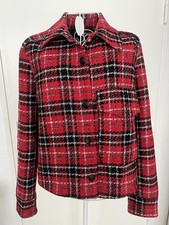 ZARA Boucle Hemdjacke Kariert