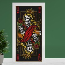 Türfolie "Queen of Hearts"