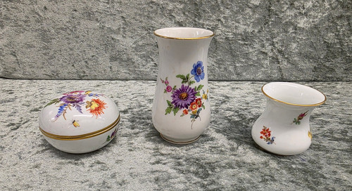 Meissen deckeldose und - deckeldose, 2
