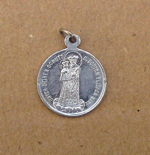 Alte medaille amulett - amulett,