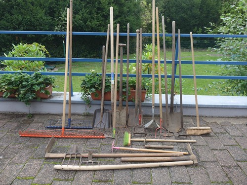 Gartengeräte alt vintage - ,