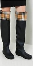 Burberry Gummistiefel Overkneestiefel Watstiefel 