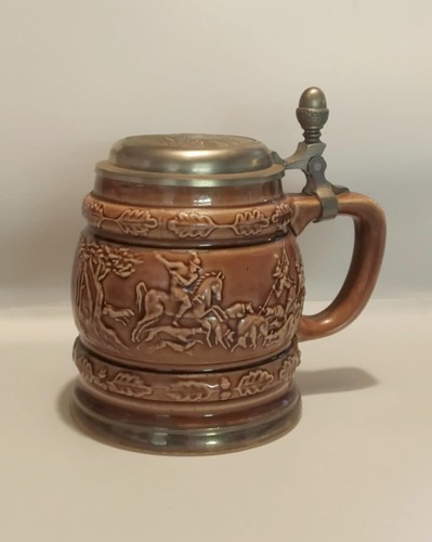 Keramik bierkrug mit - keramik-bierkrug,