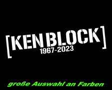 Ken Block RIP Aufkleber Rally Legende Autoaufkleber Tuning Sticker